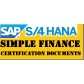 SAP S/4 HANA SIMPLE FINANCE 1610 LIVE TRAINING CERTIFICATION COURSE